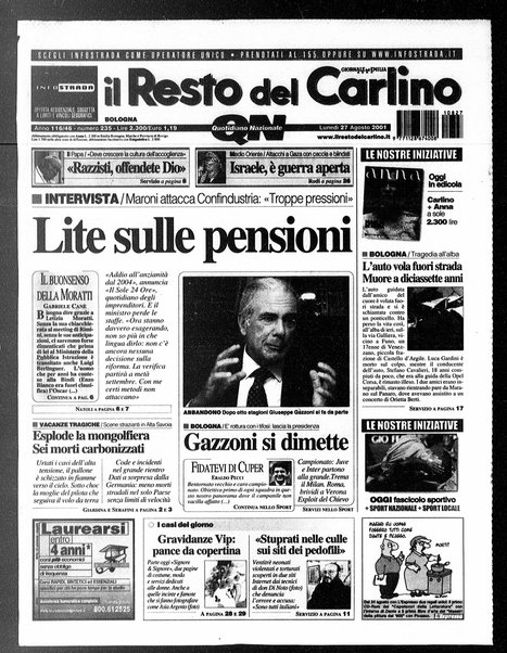 Il Resto del Carlino : giornale dell'Emilia